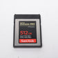 SanDisk 512GB Extreme PRO CFexpress Type B Memory Card, Formatted