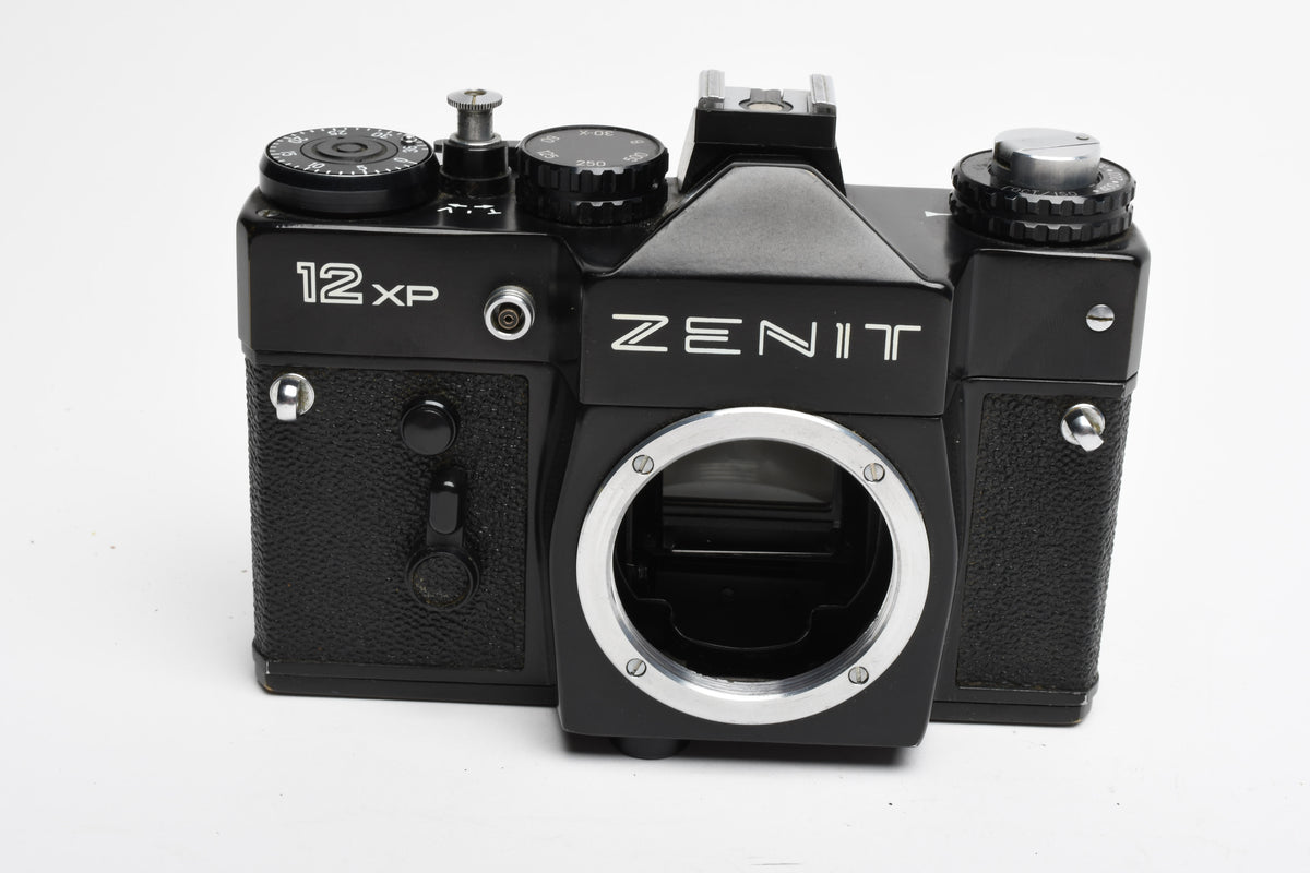 Zenit 12 XP 35mm SLR Body (Black), Tested, works!