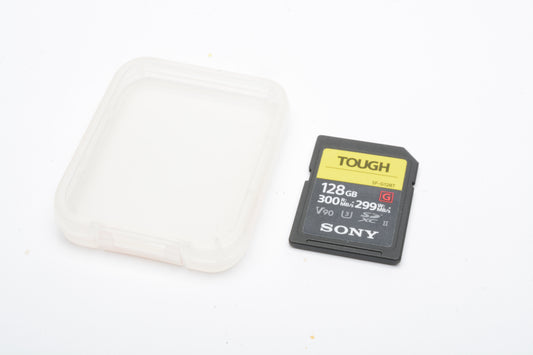 Sony Tough High Performance 128GB SDXC UHS-II Class 10 U3 Flash Memory Card