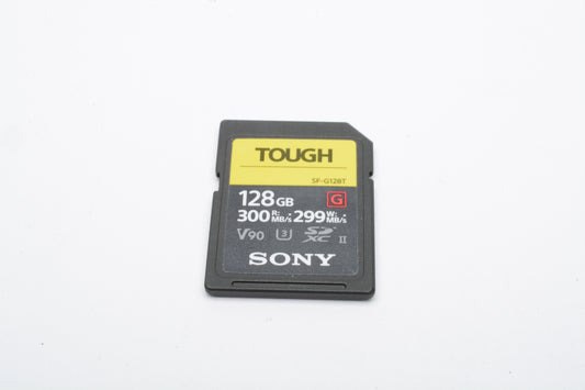 Sony Tough High Performance 128GB SDXC UHS-II Class 10 U3 Flash Memory Card