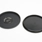 52mm metal filter stack stacker top and bottom pieces, clean