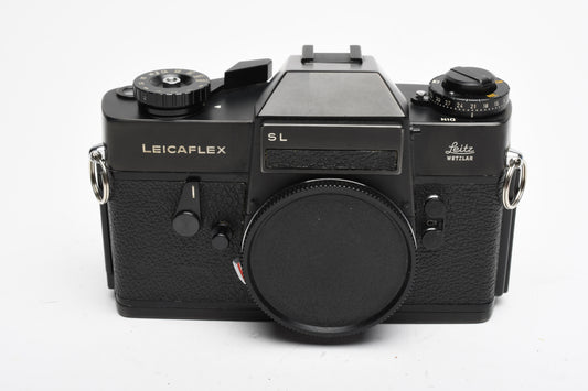 Leica Leicaflex SL Black Body, 1/2 case, Gorgeous condition, Great!