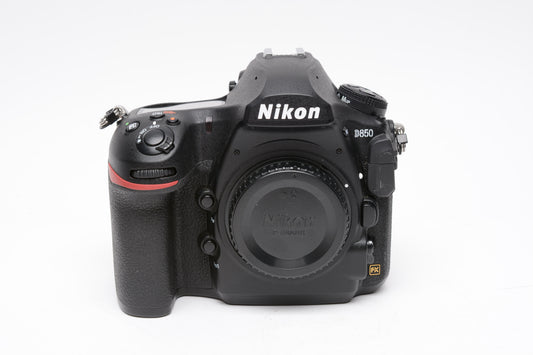 Nikon D850 DSLR Body w/Batt+charger ONLY 5977 Acts!! Clean, USA