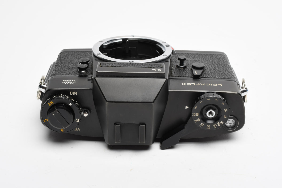 Leica Leicaflex SL Black Body, 1/2 case, Gorgeous condition, Great!