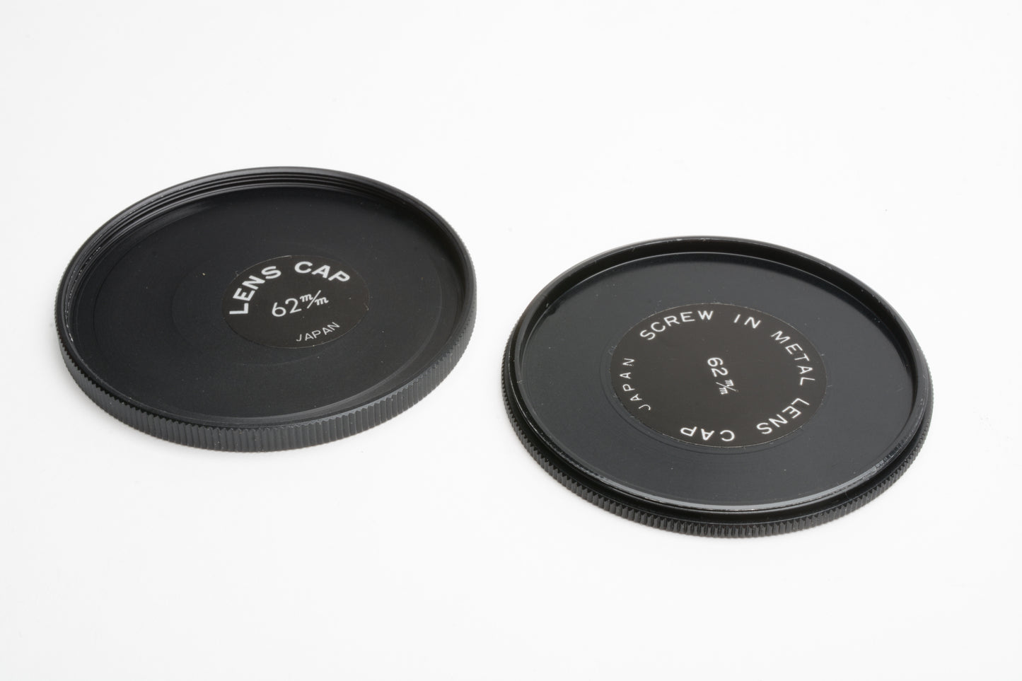 62mm metal filter stack stacker top and bottom pieces, clean