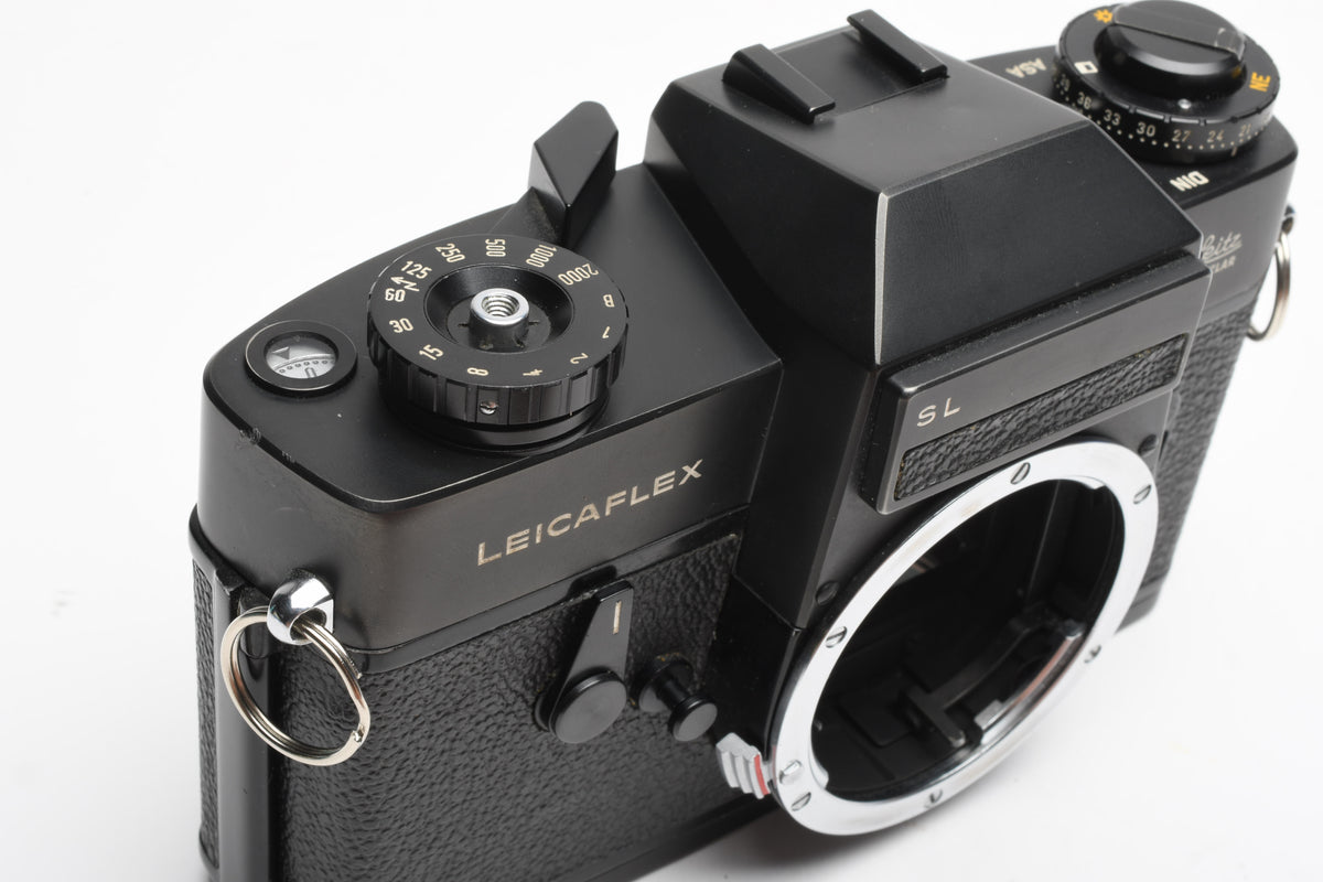 Leica Leicaflex SL Black Body, 1/2 case, Gorgeous condition, Great!