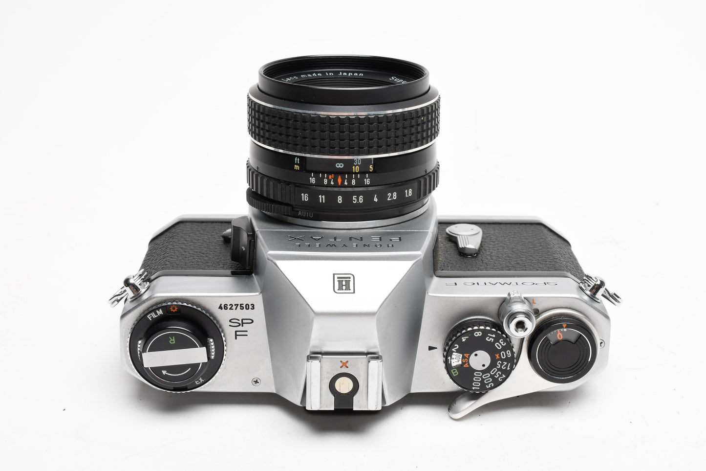 Pentax Spotmatic SP F 35mm SLR w/55mm f1.8 Super Takumar, Tested, great