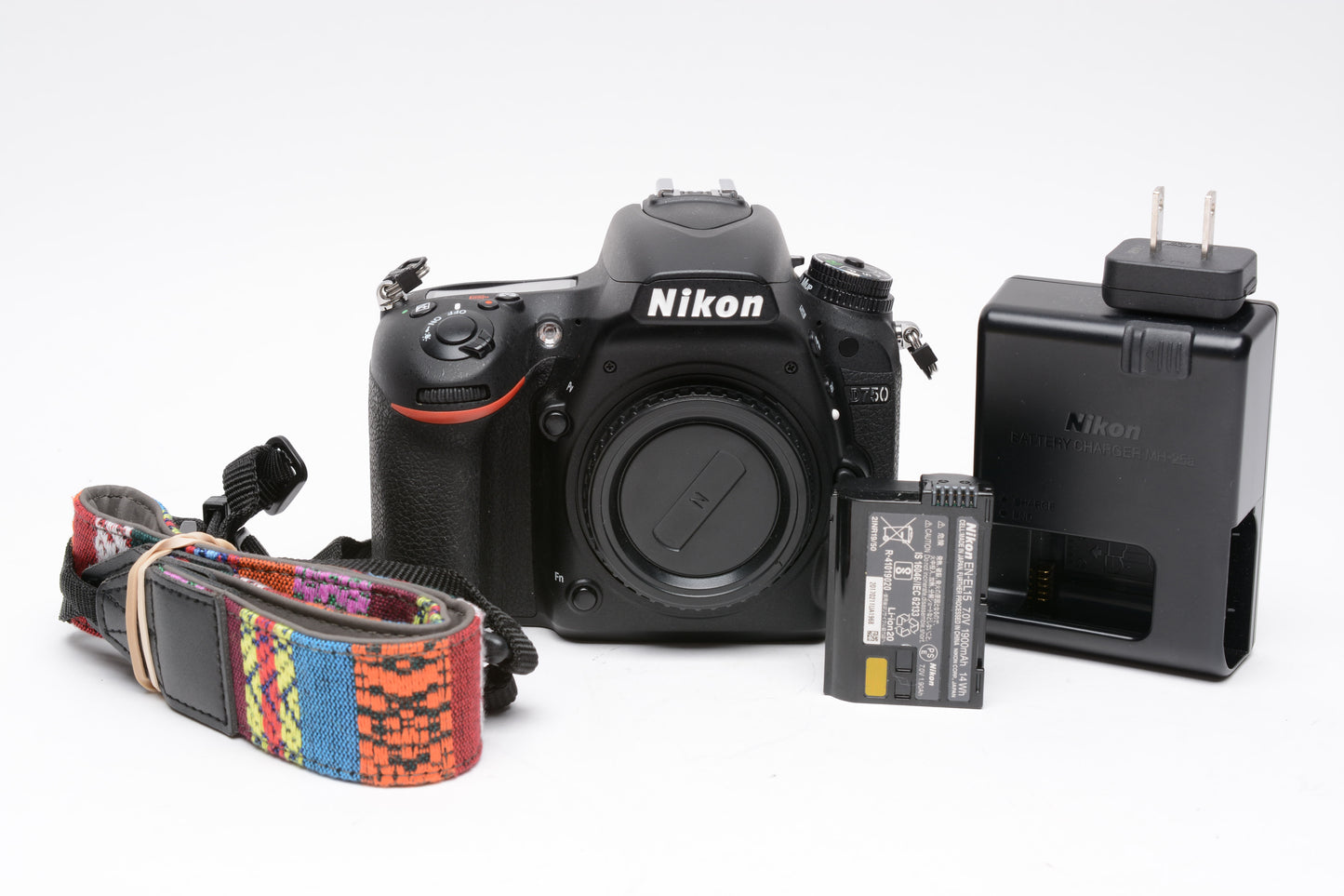 Nikon D750 DSLR Body w/Batt+charger ONLY 2170 Acts!! Clean, USA