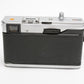 Olympus 35 EC (Chrome) 35mm Rangefinder w/42mm 2.8 lens, case, New Seals