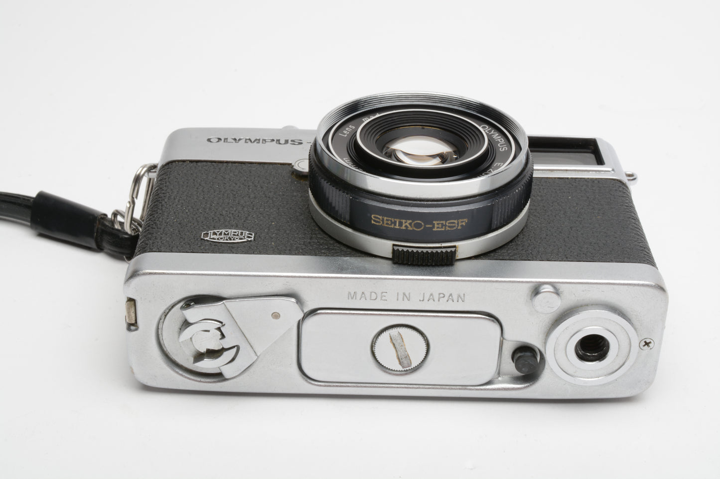 Olympus 35 EC (Chrome) 35mm Rangefinder w/42mm 2.8 lens, case, New Seals