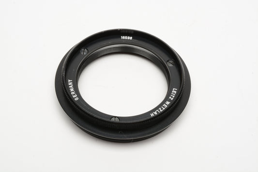 Leica Leitz 16598 U00ZK Bellows Adapter Ring for Leica Summicron 90mm, Clean