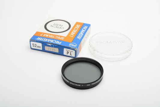 Promaster 52mm Circular Polarizing filter NIB