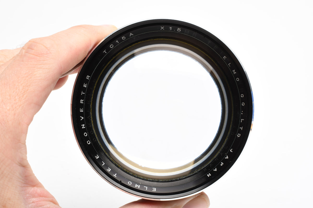 Elmo Tele Converter TC15A X1.5 52mm Diameter, Case+cap, Nice chunk of glass!