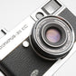 Olympus 35 EC (Chrome) 35mm Rangefinder w/42mm 2.8 lens, case, New Seals