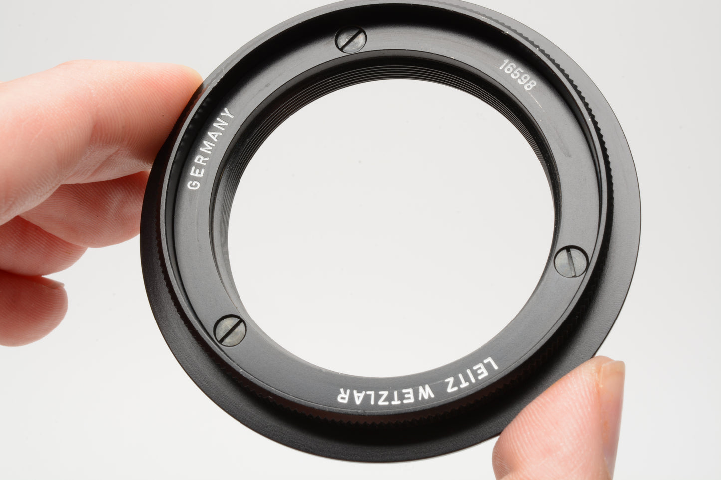 Leica Leitz 16598 U00ZK Bellows Adapter Ring for Leica Summicron 90mm, Clean