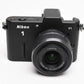 Nikon 1 V1 Mirrorless Camera w/Nikkor 10-30mm lens, UV, batt+charger, Mint-