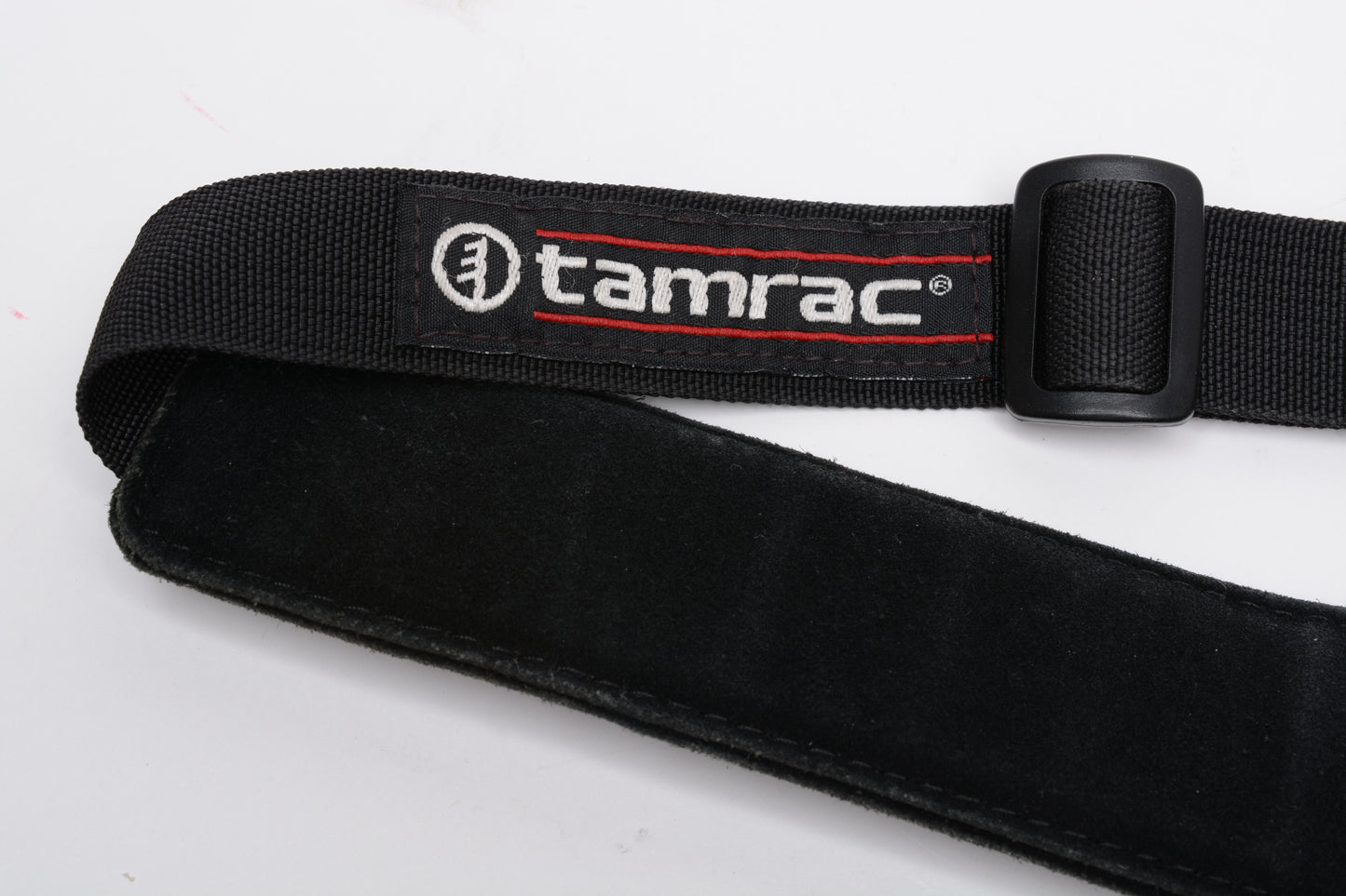 Tamrac N45 black leather foam padded quality camera strap, Clean! Quality