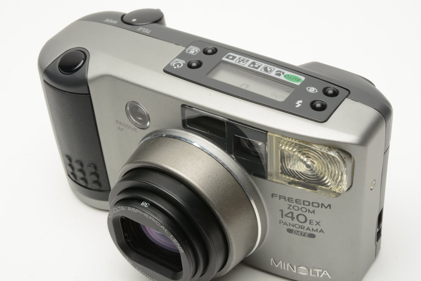Minolta Freedom Zoom 140EX QD Pano 35mm Point&Shoot w/38-140mm zoom, Tested