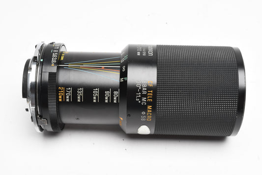 Tamron Adaptall MF 70-210mm f3.8-4 lens, case, UV, choice of mount, 103A
