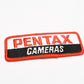 Pentax Cameras embroidered patch measures 38x95mm, New - Genuine