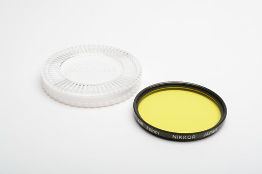 Nikon 52mm Y48 yellow filter in jewel case, Clean