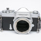 Nikon Nikkomat FTN 35mm SLR Chrome Body, New seals, very clean