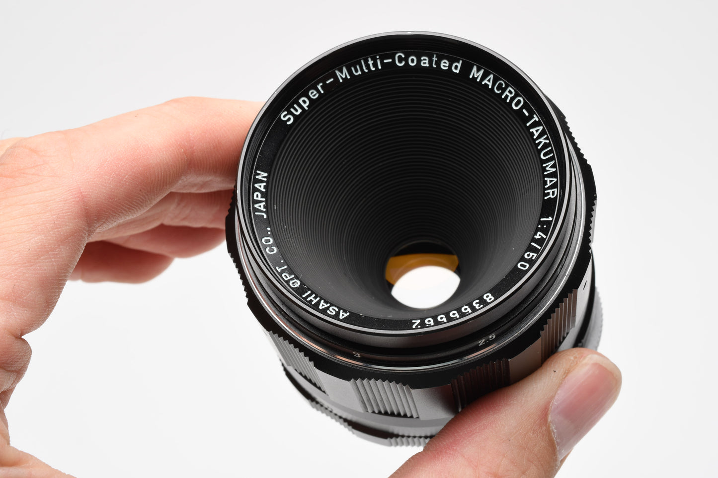 Pentax Super MC Takumar 50mm f4 Macro M42 mount lens, caps, case, Sky, Mint-