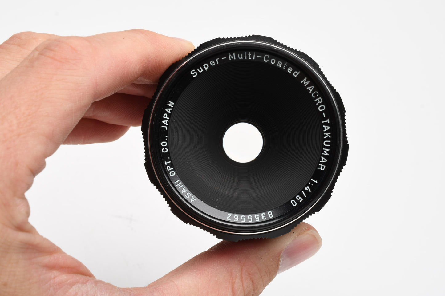 Pentax Super MC Takumar 50mm f4 Macro M42 mount lens, caps, case, Sky, Mint-