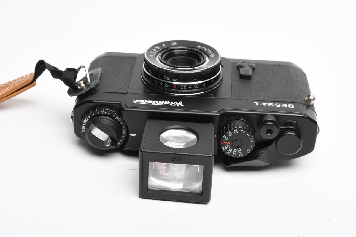 Voigtlander Bessa-L w/Industar 28mm f2.8 Pancake lens and Optical finder, Great!