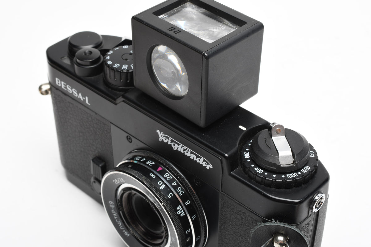 Voigtlander Bessa-L w/Industar 28mm f2.8 Pancake lens and Optical finder, Great!