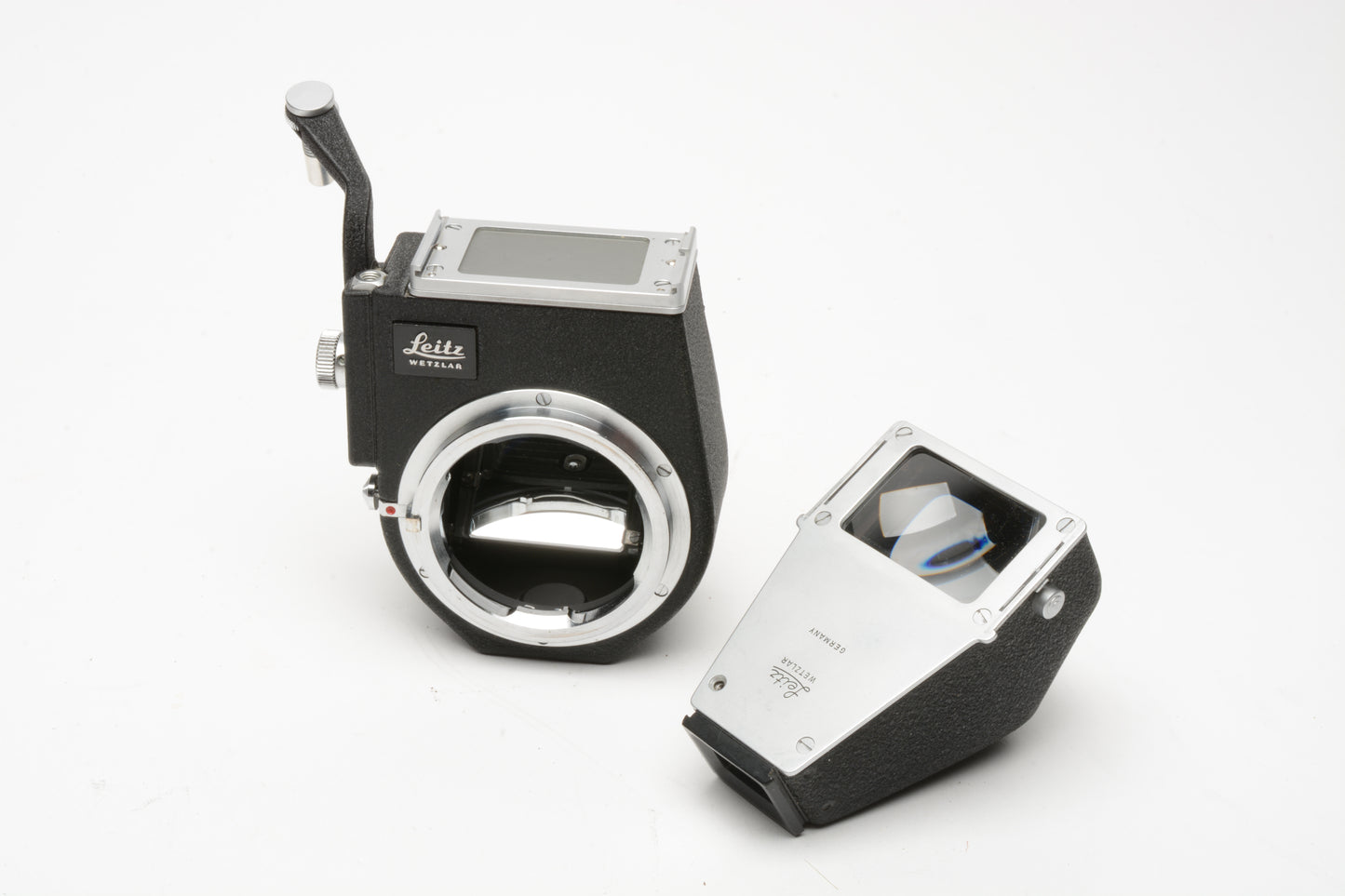 Leica Visoflex III Reflex Housing 16498 w/OTXBO Finder, clean w/Caps