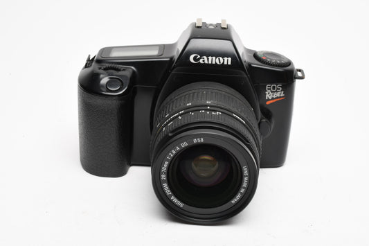 Canon EOS Rebel 35mm SLR w/Sigma AF 28-70mm lens, Strap, Great