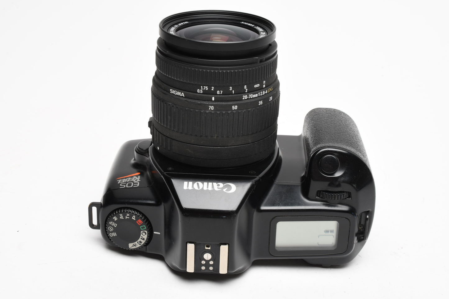 Canon EOS Rebel 35mm SLR w/Sigma AF 28-70mm lens, Strap, Great