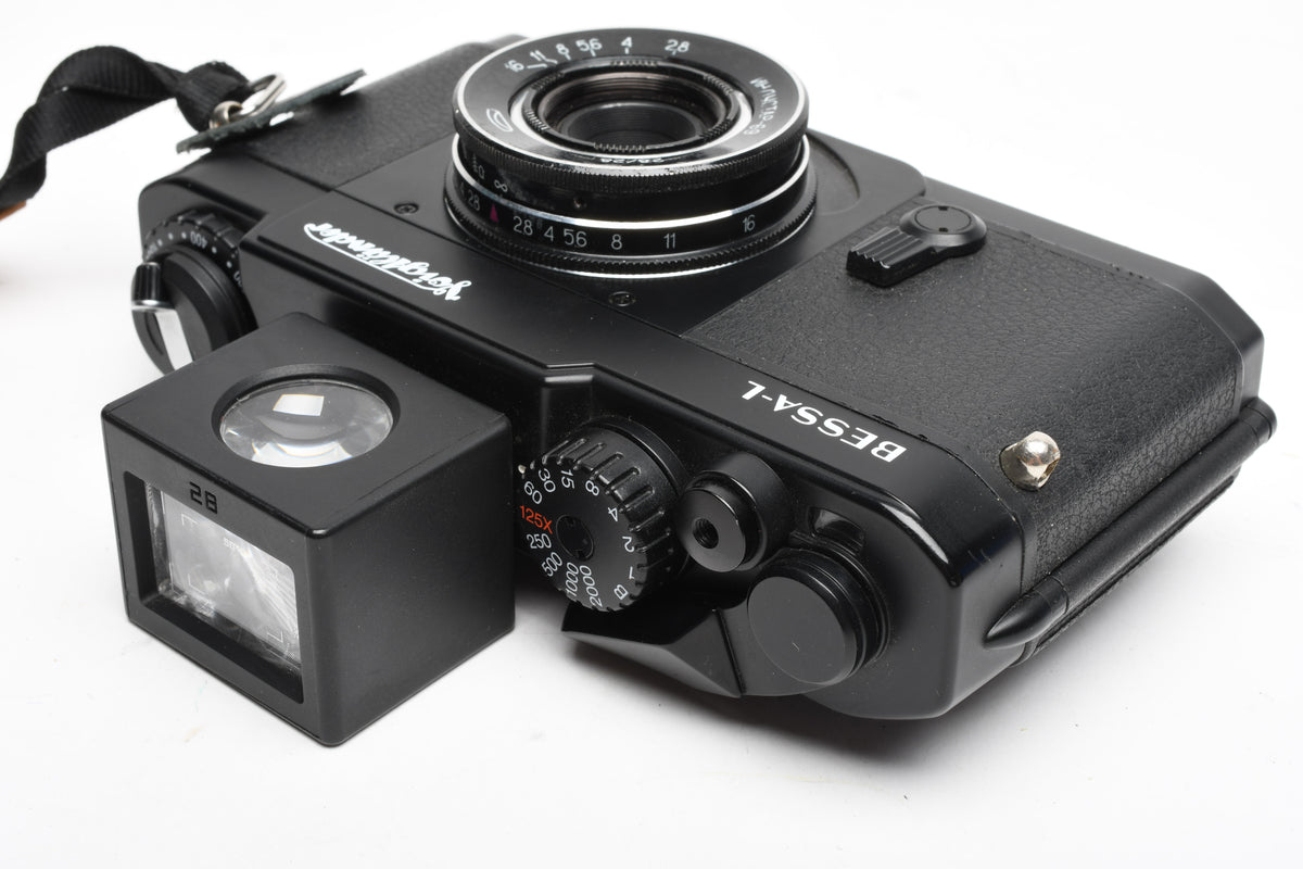 Voigtlander Bessa-L w/Industar 28mm f2.8 Pancake lens and Optical finder, Great!