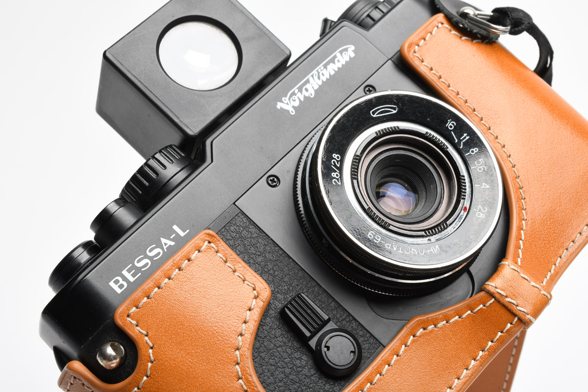 Voigtlander Bessa-L w/Industar 28mm f2.8 Pancake lens and Optical finder, Great!