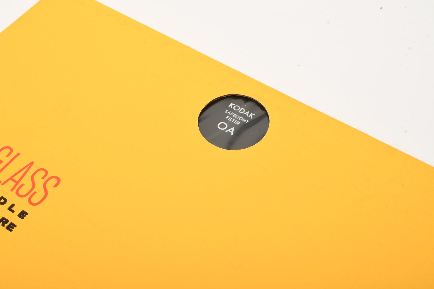 Kodak OA 10x12 glass darkroom safelight  filter, New, Boxed