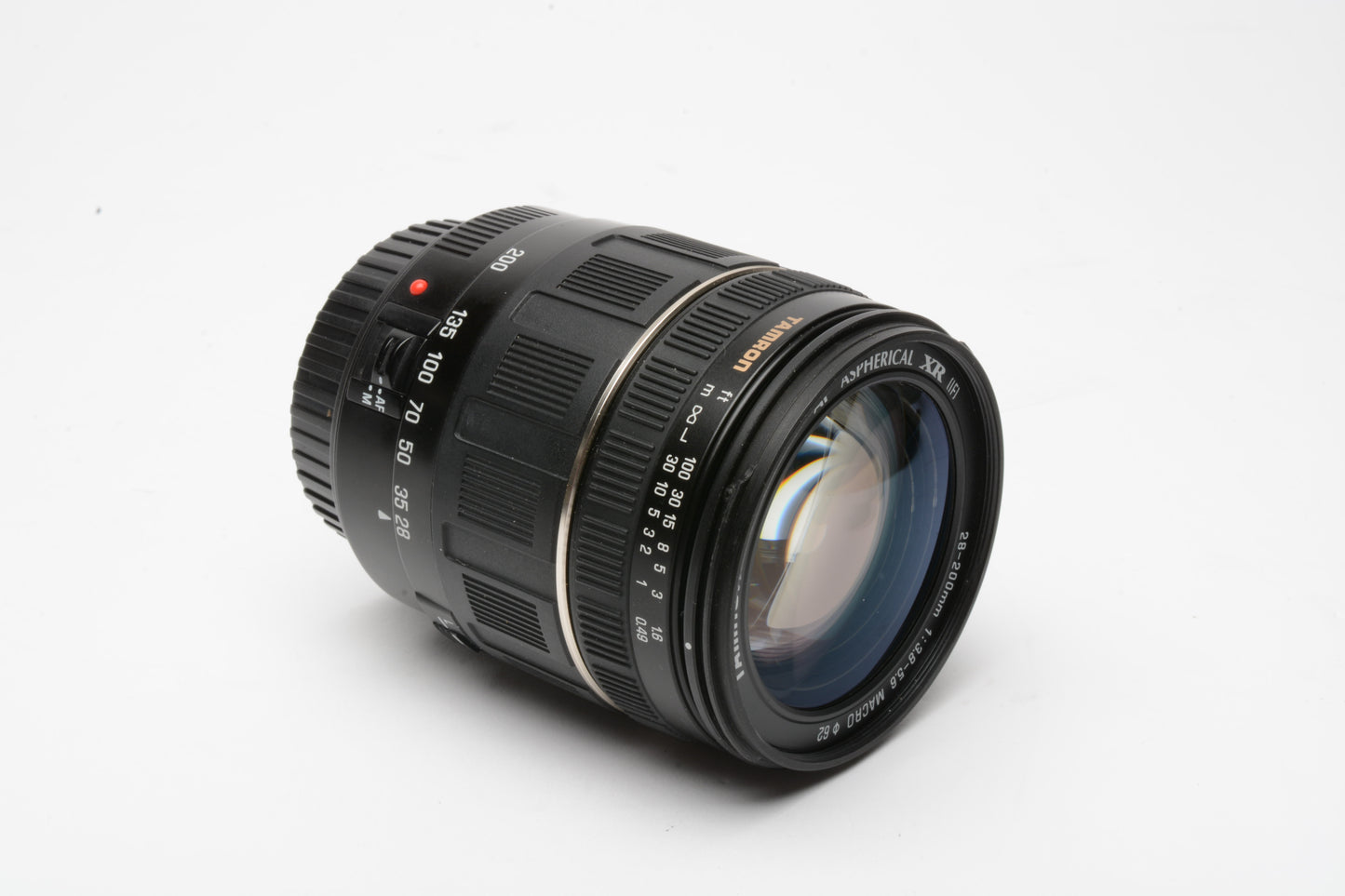 Tamron AF 28-200mm f3.8-5.6 XR LD IF Asph. Di Macro Lens for Canon AF hood+caps+UV