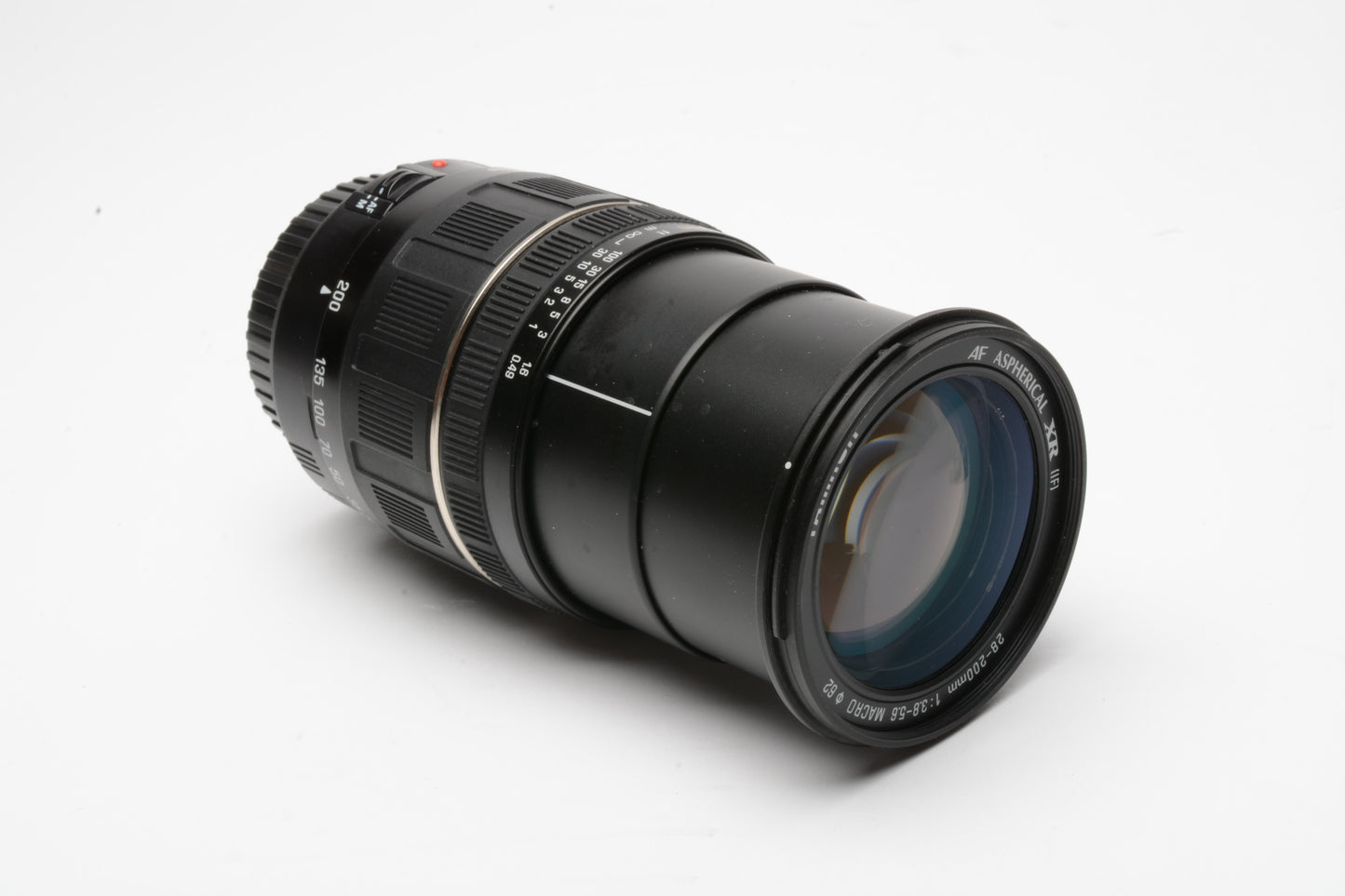 Tamron AF 28-200mm f3.8-5.6 XR LD IF Asph. Di Macro Lens for Canon AF hood+caps+UV