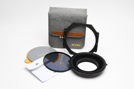 Nisi 150 Holder System + NC CPL filter for Sigma 14-24mm f2.8 DG, Mint-