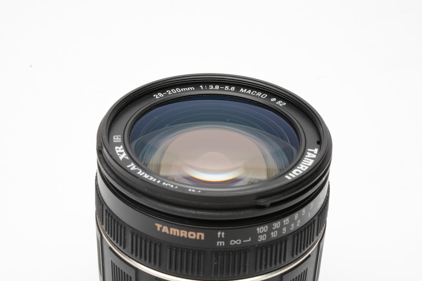 Tamron AF 28-200mm f3.8-5.6 XR LD IF Asph. Di Macro Lens for Canon AF hood+caps+UV