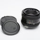 Tamron F 28mm f2.8 wide angle lens Nikon F Mount, caps, clean