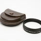 Leica Leicaflex Elpro VIIa Close-Up filter in leather case 16533, Clean!