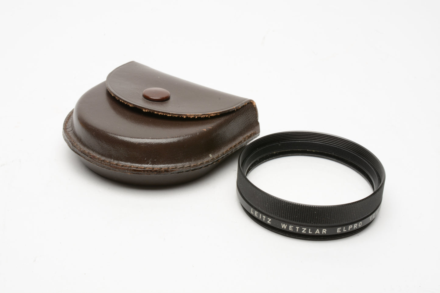 Leica Leicaflex Elpro VIIa Close-Up filter in leather case 16533, Clean!