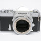 Nikon Nikomat FTN 35mm SLR Chrome Body, New seals, very clean