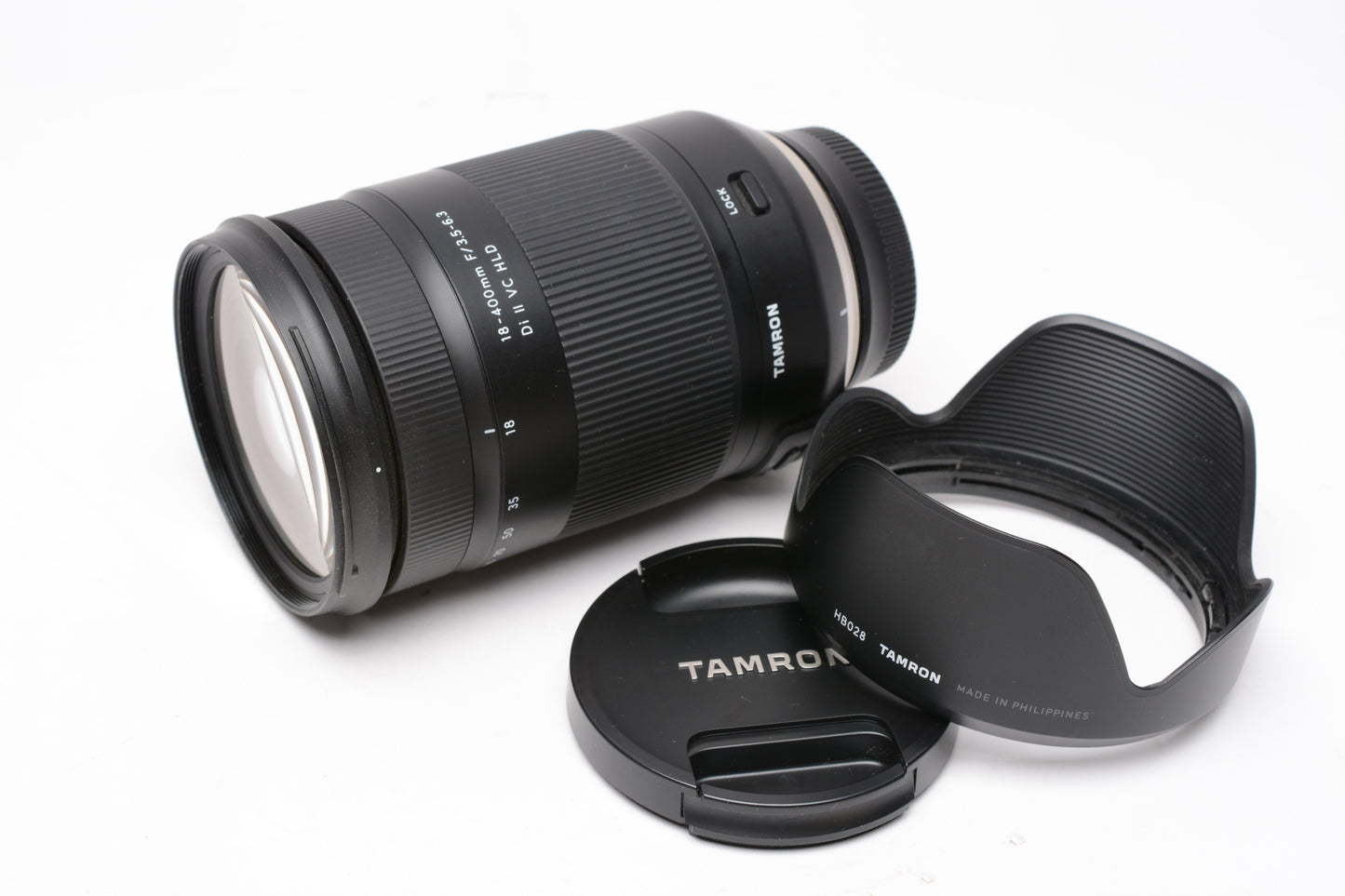 Tamron 18-400mm f3.5-6.3 Di II VC HLD B028N for Nikon, Boxed + 2X filters, USA