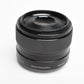 Sony 35mm f1.8 OSS Lens SEL35F18 E-Mount lens, Caps, Mint-