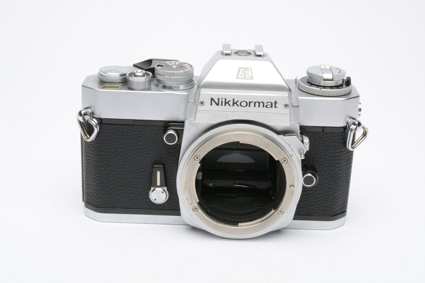 Nikon Nikkomat EL 35mm SLR Chrome Body, New seals, very clean
