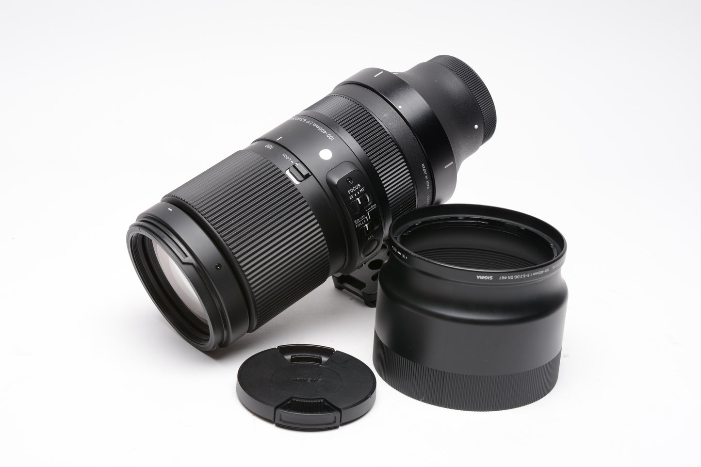Sigma 100-400mm f5-6.3 DG DN Contemporary Sony E-Mount, Hood+Collar, Great!