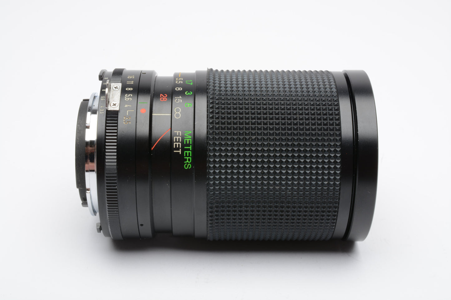 Vivitar 28-85mm f3.5-4.5 Macro zoom lens for Nikon F Ai-S Mount, caps + UV