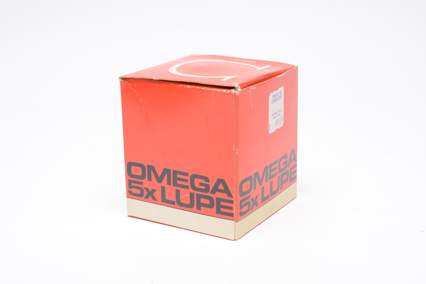 Omega 5x Lupe Magnifier Viewer With 1/100th Metric Scale, Mint-